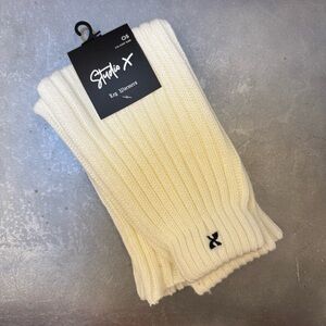 Studio X Cream Leg Warmers